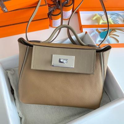 wholesale quality hermes 24/24  mini 21 evercolor etoupe phw